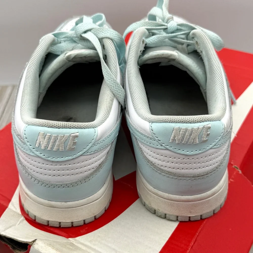 Nike Dunk Low Retro White Glacier Blue Mens 6.5 Womens 8 Sneakers DV0833-104